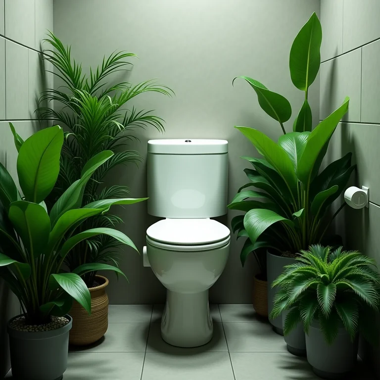 Plantas que amam umidade escondendo cano do vaso