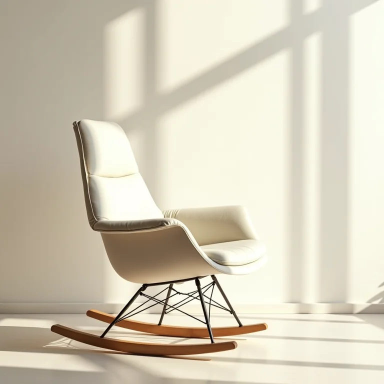 Poltrona de amamentação de balanço