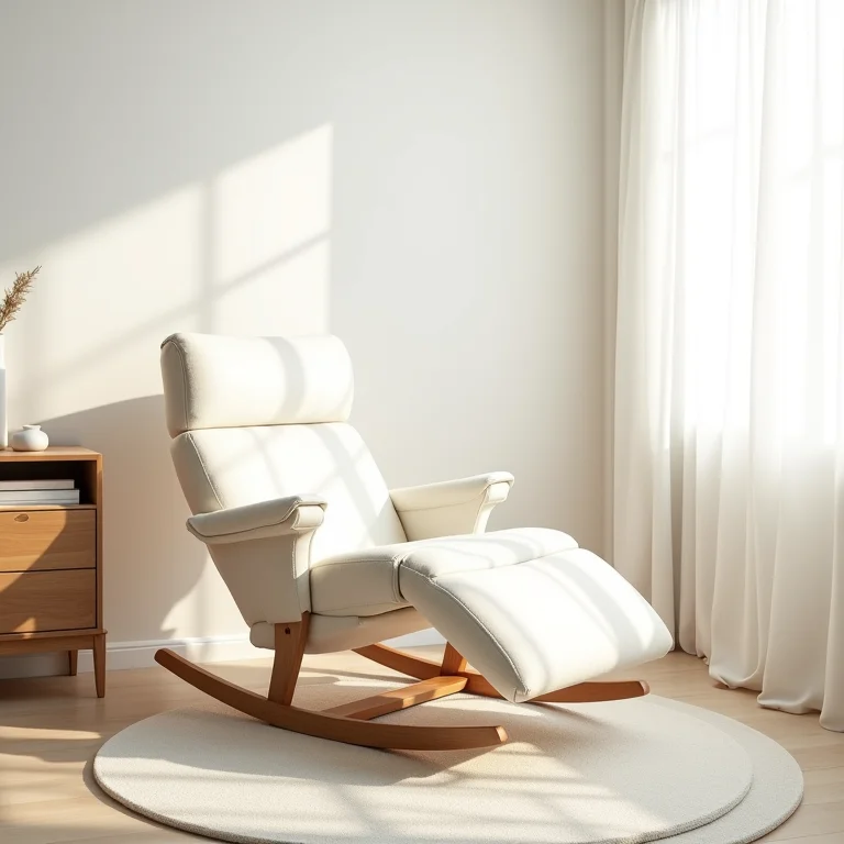 Poltrona de amamentação reclinável