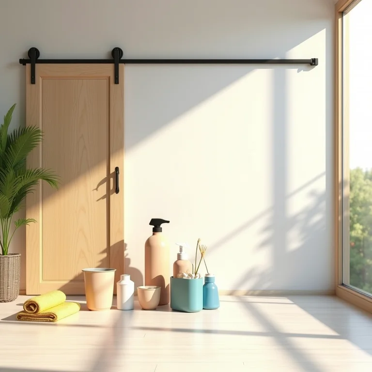 Produtos e ferramentas para limpeza e manutenção de portas de correr