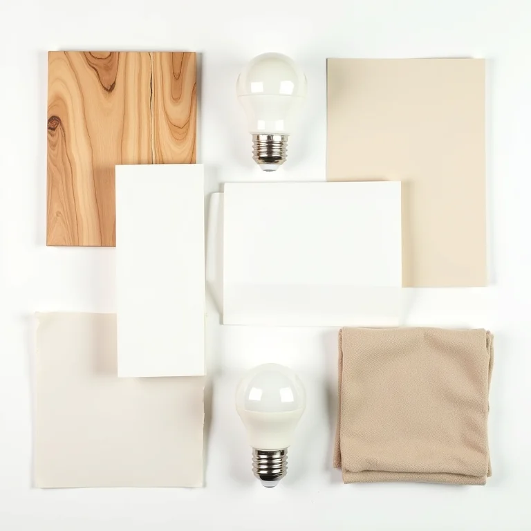 Produtos sustentáveis para reforma: madeira reciclada, tinta ecológica, lâmpadas eficientes e algodão orgânico