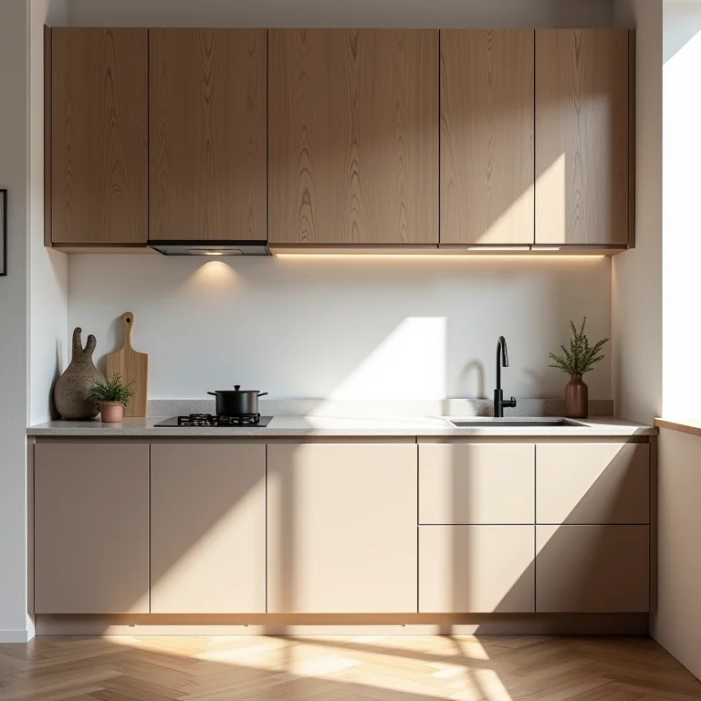 Projeto personalizado de armários para cozinha pequena