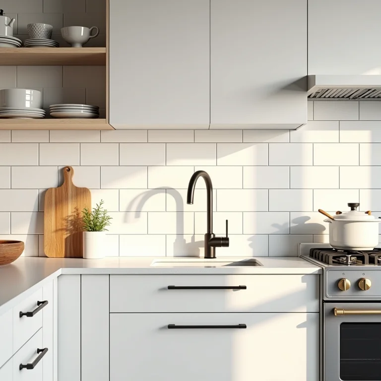 Proporção de azulejos de metrô na cozinha