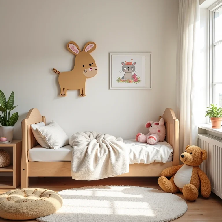 Quarto de menino com decoração efêmera, que não acompanha o crescimento da criança.