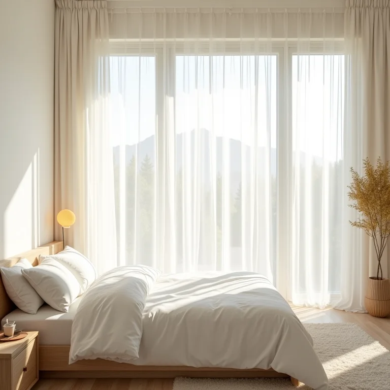 Quarto pequeno com iluminação natural