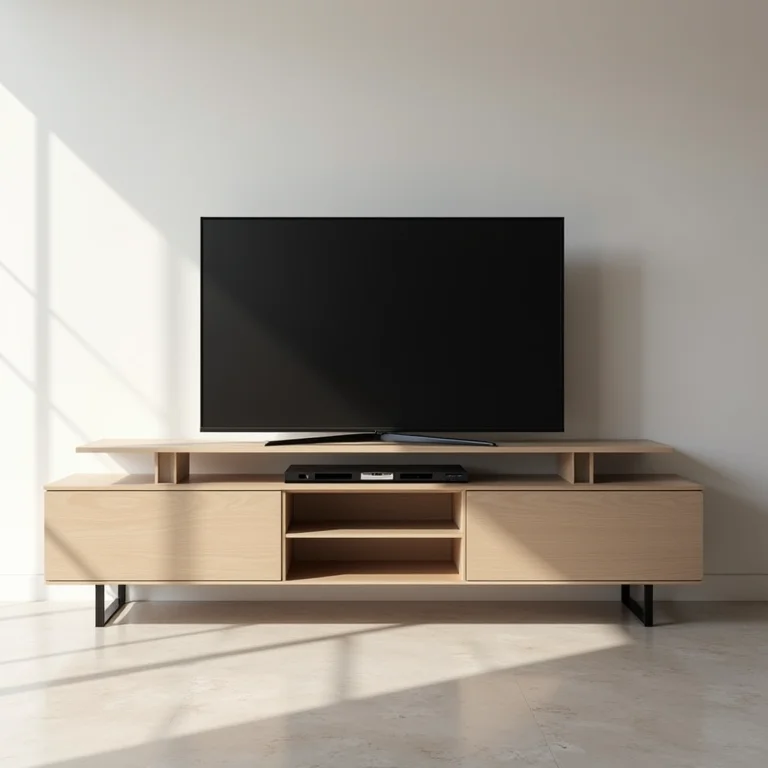 Rack de TV estiloso, mas pouco funcional