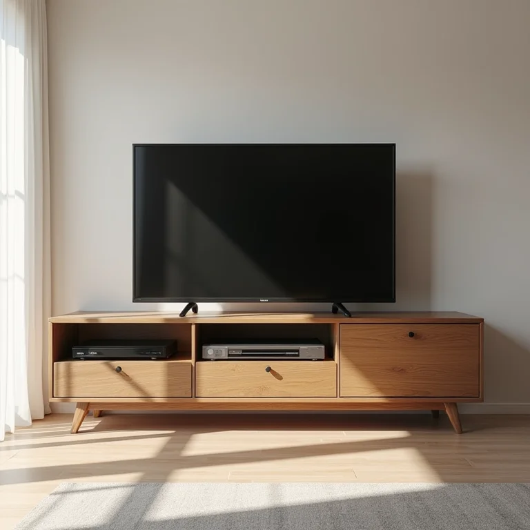 Rack de TV funcional e estiloso