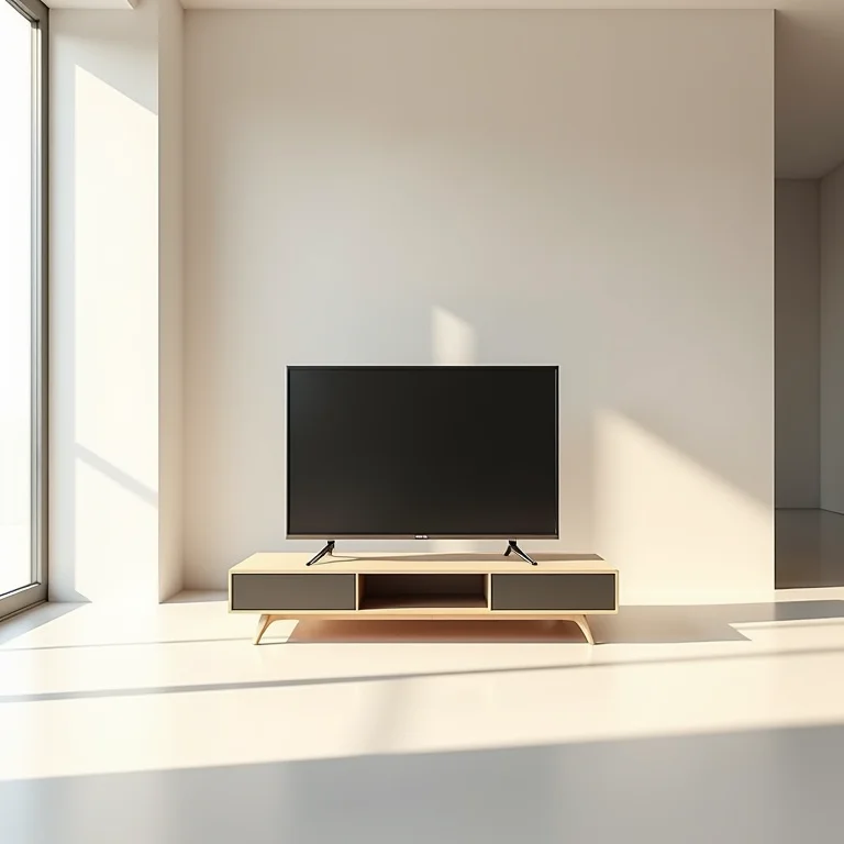 Rack de TV pequeno demais em sala grande