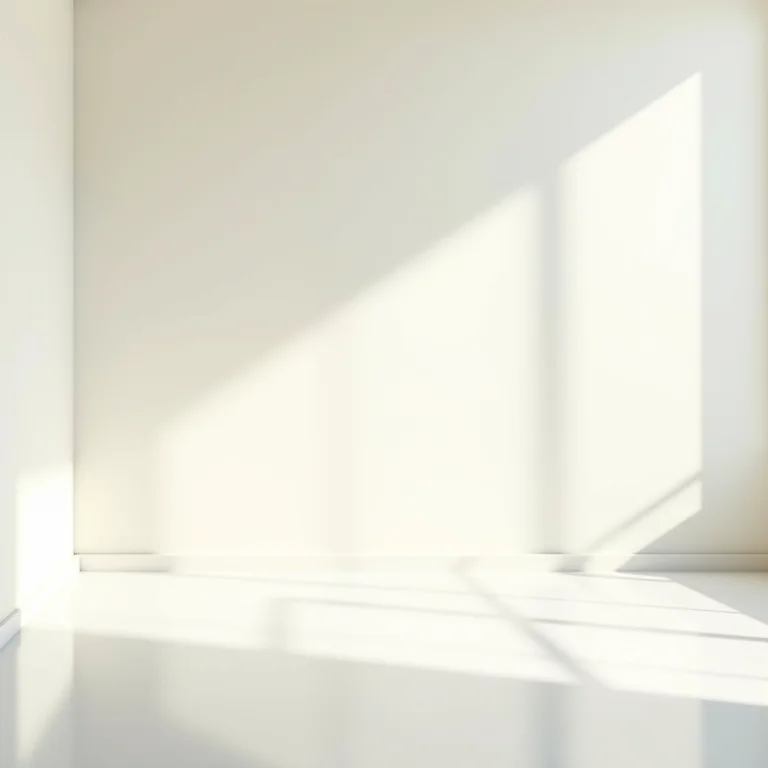 Sala bem iluminada com paredes pintadas com tinta brilhante