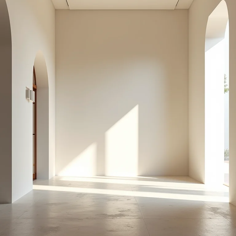 Sala de estar com pé direito alto e sanca de gesso