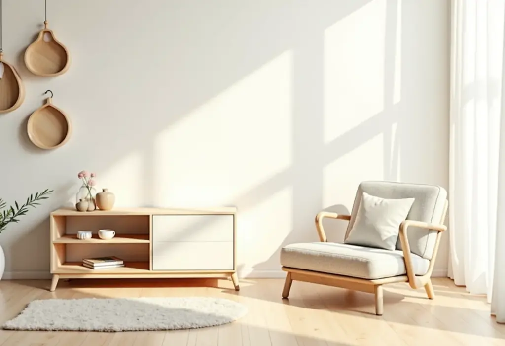 DIY Organizador: 7 ideias geniais para sua casa brilhar Sala de estar organizada com organizadores DIY