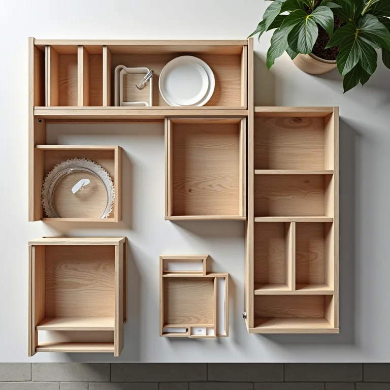 Soluções inteligentes para otimizar o espaço na cozinha planejada.