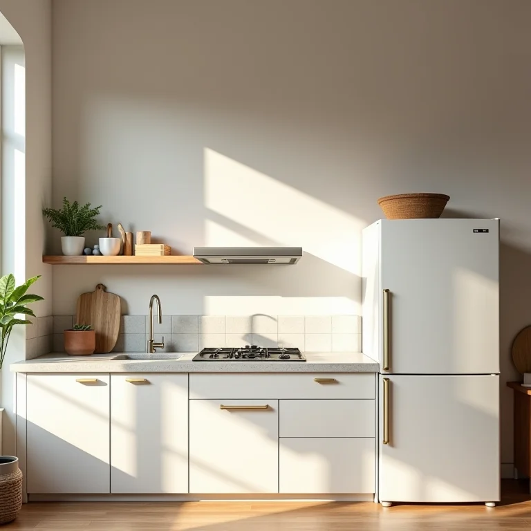 Soluções práticas para otimizar o triângulo de trabalho em cozinhas minimalistas