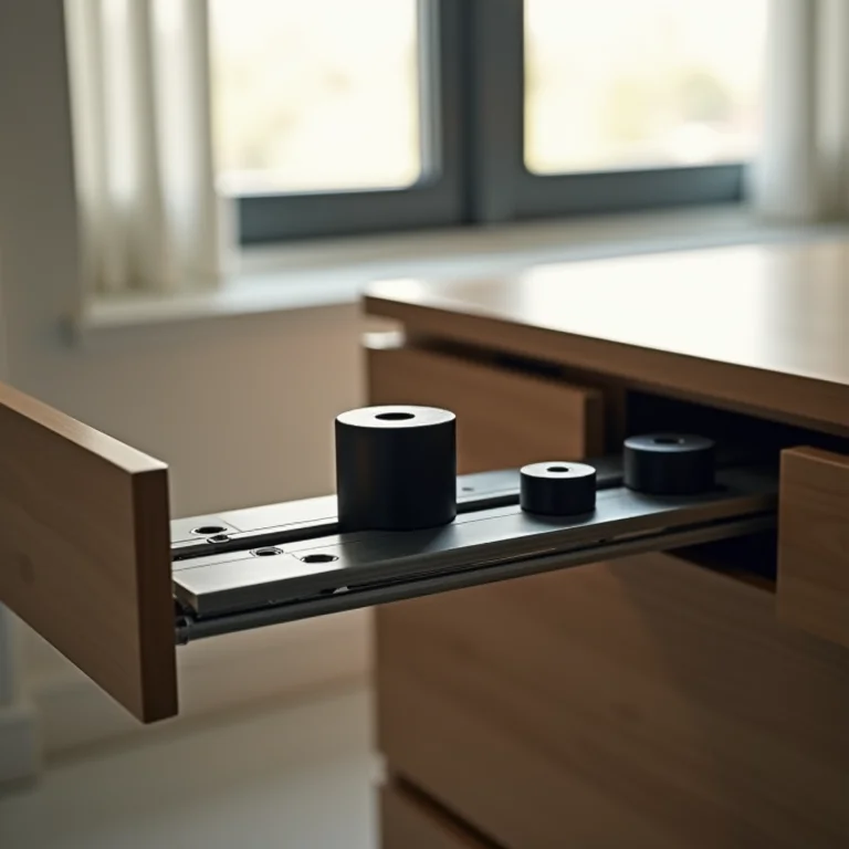 Teste de capacidade de carga em uma corrediça de gaveta