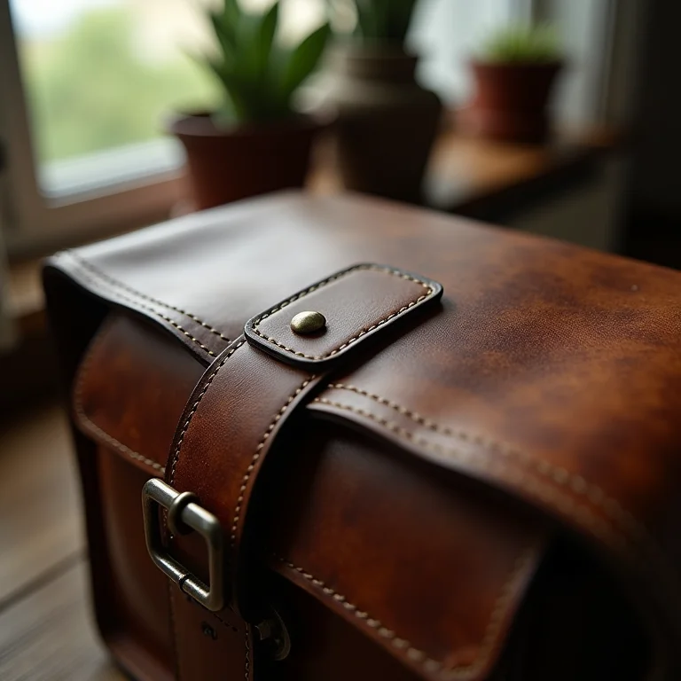 Textura envelhecida de artigo de couro vintage