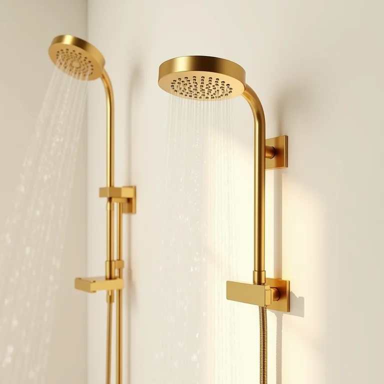 Tipos de chuveiro dourado: opções e funcionalidades