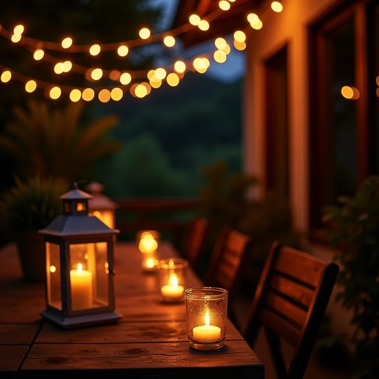 Tipos de iluminação para varandas rústicas