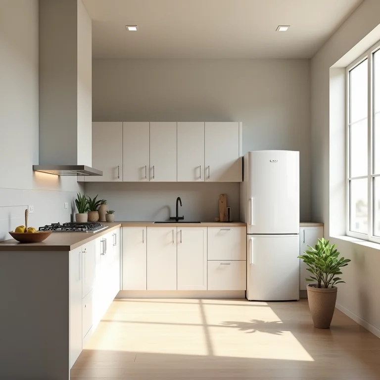 Triângulo de trabalho na cozinha: otimização do espaço