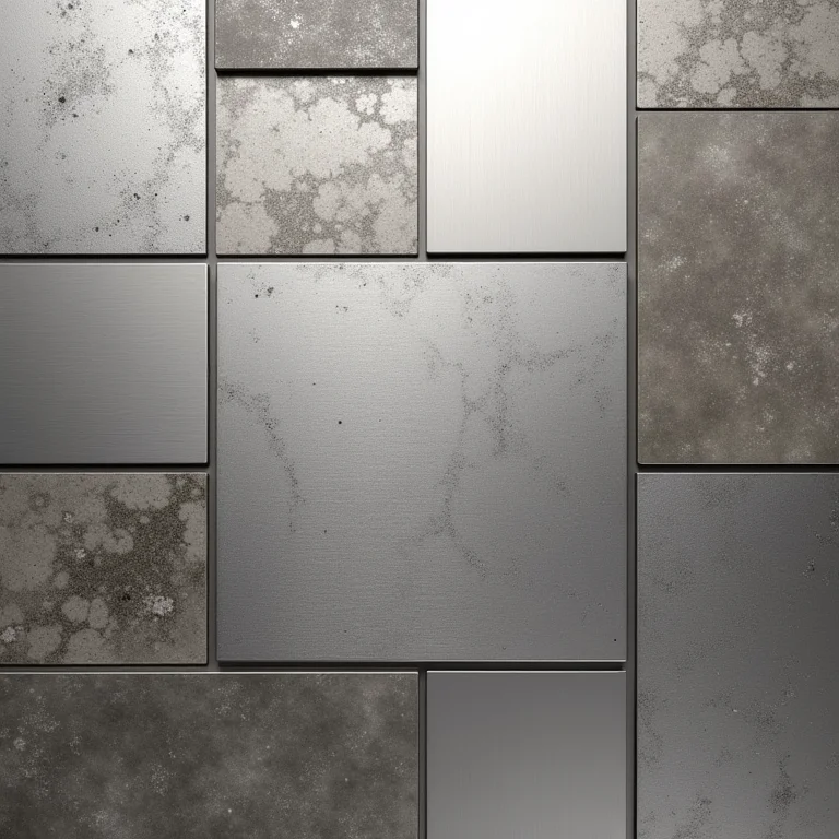 Variedade de pastilhas de inox para cozinha