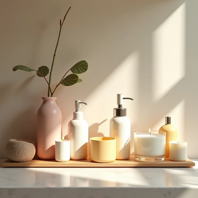 Variedade de produtos para perfumar o banheiro