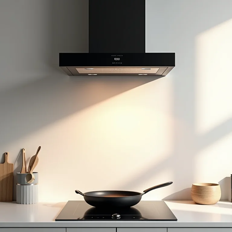 Ventilação insuficiente em cozinha americana com sala de TV