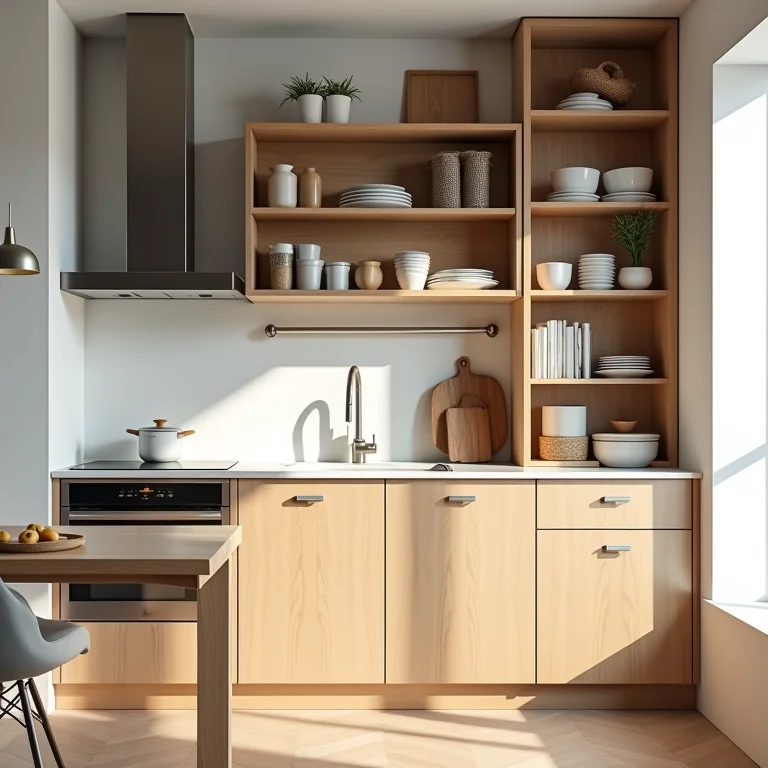 Verticalização na cozinha: aproveitando o espaço ao máximo