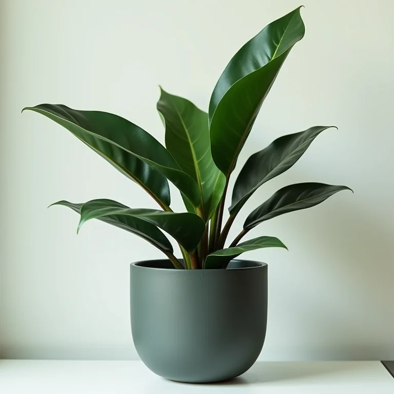 Zamioculca no banheiro