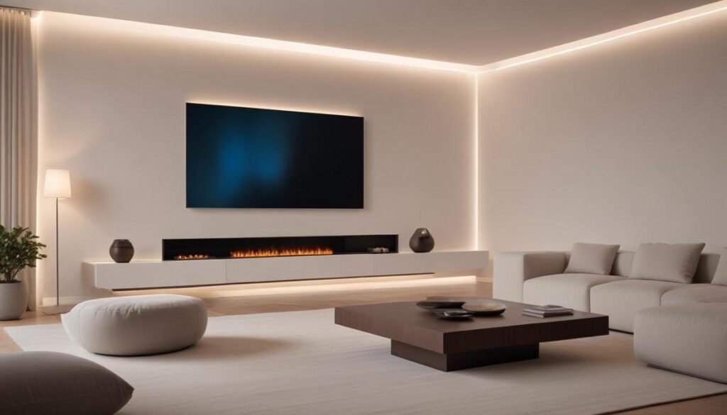 Decoração quiet technology: lar high-tech discreto e elegante