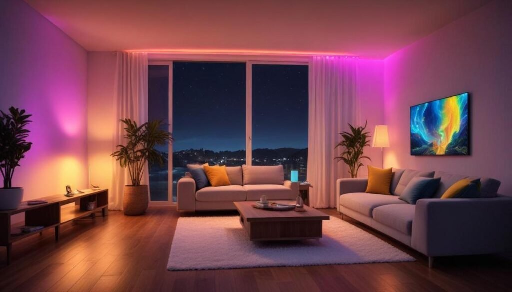 Iluminação LED Inteligente: Economize 80% e Controle Tudo pelo App