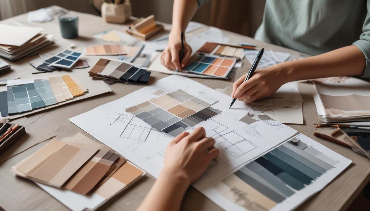 Escolhendo materiais, cores e mobiliário sob medida