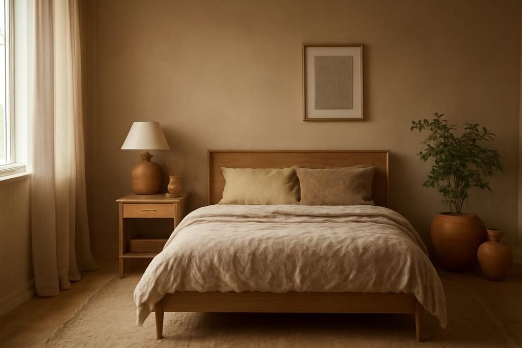 Decoração quarto terrosa: transforme seu espaço em refúgio acolhedor