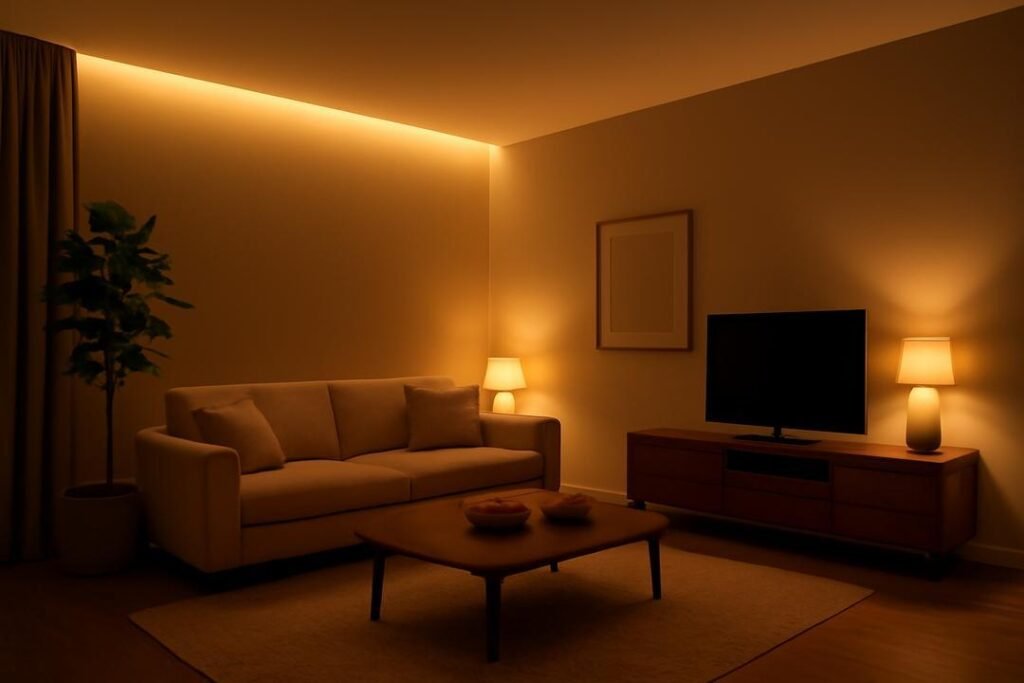 Iluminação sala indireta: transforme sua casa em um refúgio aconchegante